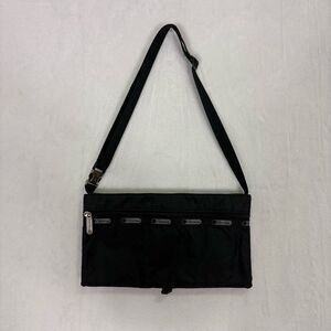 LeSportsac Black Nylon Small Shoulder Purse